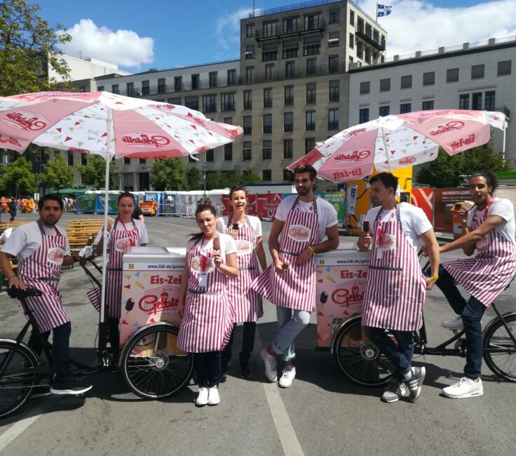 Promoterinnen und Promoter der Promotionagentur PRO-VOGUE für Agentur wbpr für Lidl
