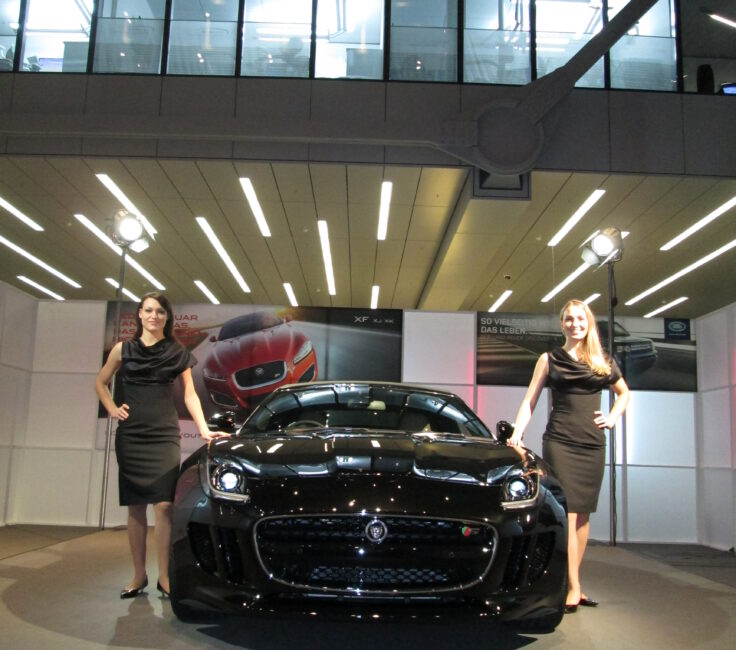 Flughafen Promotion der Promotionagentur PRO-VOGUE für Jaguar