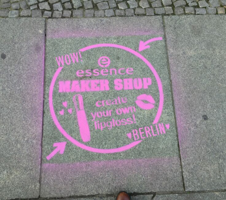 Guerilla Marketing der Promotionagentur PRO-VOGUE für Essence