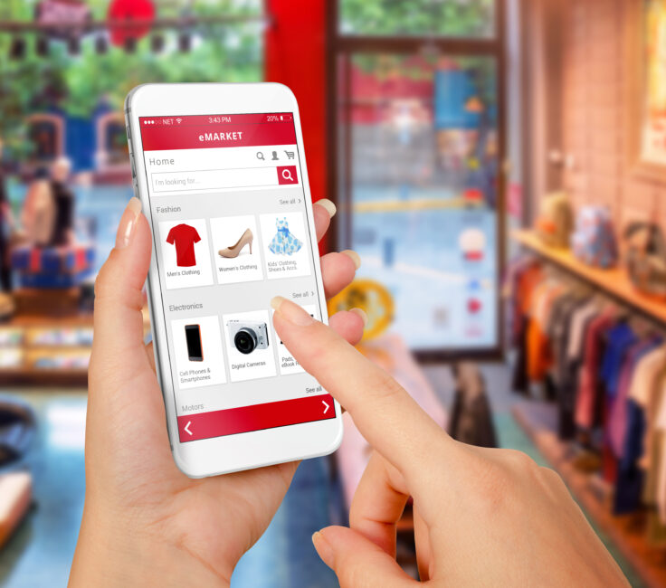 Shopping mit Handy