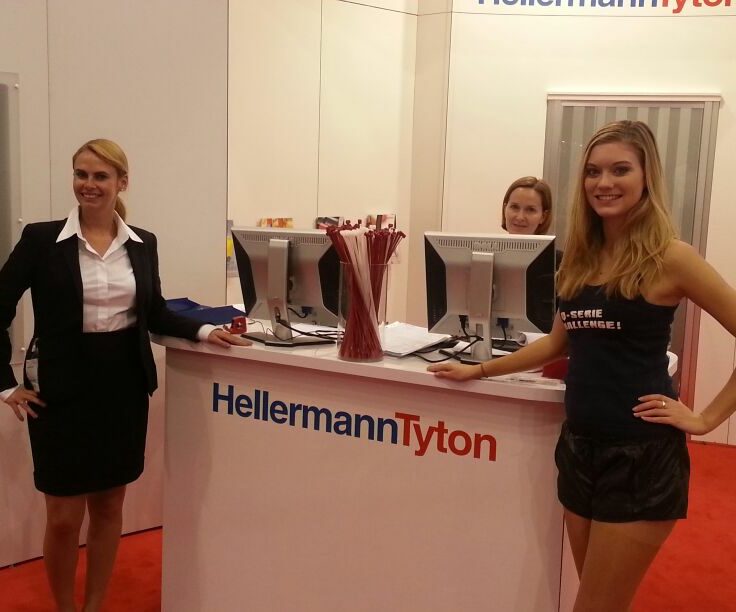 Hostessen der Hostessagentur PRO-VOGUE für hellermanntyton